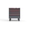 Strong Hold 5 drawer cabinet - (1x 2in, 2x 3in, 1x 5in, 1x 7in) - Red accents - E-Lock w/ Tracking S3036-PCTAS-0501DS - alternate 1
