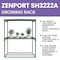 Zenport 3-Tier Greenhouse Plant Growing Rack SH3222A - alternate 4