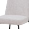 Homeroots Set of Two Cream and Black Fabric and Wood Dining Side Chairs, 2PK 716269 - alternate 7