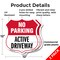 Signmission No Parking Shield Sign Active Driveway, 12 inch X 12 inch, Plastic Sign, 2PK SHI-P-2PACK-12-397 - alternate 4