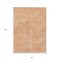 Homeroots 8' X 10' Peach Washable Indoor Outdoor Area Rug 598839 - alternate 8