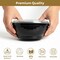 Eco Harmony Products Microwaveable Noodle Bowl with Lid, Black, 36oz, 120PK 803774 - alternate 7