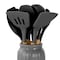 Megachef Gray Silicone and Wood Cooking Utensils, Set of 9 MGSP-450 - alternate 8