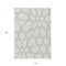 Homeroots 10' X 14' Ivory And Gray Abstract Washable Indoor Outdoor Area Rug 600545 - alternate 5