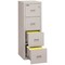 Fireking 4 Drawer, 1 Hr Fire & impact rated, 22" depth, Ltr/Lgl Platinum 4R1822-CPL - alternate 3