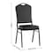 Flash Furniture HERCULES Series Crown Back Stacking Banquet Chair in Black Vinyl - Black Frame, 4PK 4-FD-C01-B-BK-VY-GG - alternate 8