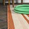 Jonathan Y James Modern Border Stripe Orange/Cream 3 ft. x 5 ft. Indoor/Outdoor Area Rug SMB201D-3 - alternate 6