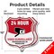 Signmission 24 Hour Surveillance Shield Sign Video S, 12 inch X 12 inch, Plastic Sign, 2PK SHI-P-2PACK-12-348 - alternate 4