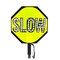 Stop-Lite 18 in Stop/Slow Paddle (Canadian) PA-22212 - alternate 4
