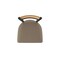 Holland Bar Stool Co Revelle 36in Swivel Extra Tall Bar Stool, Black Wrinkle Finish, Medium Back and Canter Earth Seat 881 - alternate 5