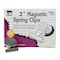 Charles Leonard Magnetic Spring Clips, 2", 12/Box, 12PK 68520 - alternate 1