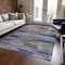 Homeroots 10' X 14' Lavender Pink And Blue Abstract Washable Indoor Outdoor Area Rug 612526 - alternate 7