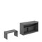 Homeroots 51" Graphite Solid Console Table 528811 - alternate 1