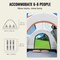 Vevor SUV Camping Tent 8'-8' SUV Tent Attachment Rainfly Carry Bag for Camping TBT-8080 - alternate 5