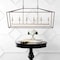 Jonathan Y Pagoda 49" 6-Light Classic Traditional Metal Linear Cage Lantern LED Pendant, Oil Rubbed Bronze/Brass JYL7439D - alternate 12