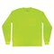 Ergodyne S Lime Essential Non-Certified Hi-Vis Long Sleeve T-Shirt 8093 - alternate 5