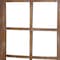 Homeroots 84" Brown Glass Folding Three Panel Screen Room Divider 277090 - alternate 2