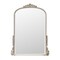 Homeroots 34" Silver Baroque Arch Ornate Framed Accent Mirror 635506 - alternate 7