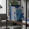 Acrimet Clear Plastic Bookends 1 Pair, Book Holder (Clear Blue), 2PK 290.4 - alternate 7