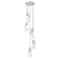 Z-Lite Aimie 5-Light Chandelier, 12 in W x 16 in H, Brushed Nickel 828P7-5R-BN - alternate 7