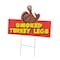 Signmission Smoked Turkey Legs Die Cut Yard & Stake plastic coroplast window, 1824-Smoked Turkey Legs C-DC-1824-DS-Smoked Turkey Legs19 - alternate 1