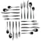Megachef La Vague 20 Piece Flatware Utensil Set, Stainless Steel Service for 4 in Matte Black MCFW-LA VAGUE-MATTEBLACK - alternate 6