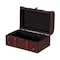 Vintiquewise Decorative Vintage Wood Treasure box - Wooden Trunk Chest with Handle QI003004.SO - alternate 7