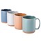 Mr. Coffee Dorsey 4 Piece 17 Ounce Stoneware Mug Set with Terracotta Base in Assorted Colors 80683.01 - alternate 5