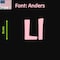 Aacc Self-Adhesive Vinyl Letter: L, Scale: 30 cm. Color: Pink Font: Anders by AACC-Anders-UL-Pink-M30x1 - alternate 1