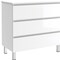 Homeroots 36" White Wood Freestanding Bathroom Vanity With White Sink And Three Drawers 627371 - alternate 4