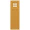 Ekena Millwork True Fit PVC San Antonio Mission Style Fixed Mount Shutters, Turmeric, 12W x 30H, PR TFP001ST12X030TU - alternate 13