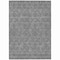 Homeroots 5' X 8' Gray Silver And Charcoal Floral Washable Indoor Outdoor Area Rug 582273 - alternate 7