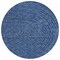 Homeroots 8' Navy Blue Gray And Ivory Round Polka Dot Washable Indoor Outdoor Area Rug 599060 - alternate 7