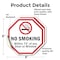 Signmission No Smoking Within 75' Of Any Door o, 6 inch X 6 inch, Vinyl Decal, 2PK OC-D-2PACK-6-89 - alternate 4