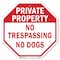 Signmission Private Property No Trespassing No, 10 Inch X 10 Inch, Aluminum Metal Signs OC-A-10-139 - alternate 1