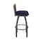 Holland Bar Stool Co Revelle 30in Swivel Bar Stool with Bronze Finish, Medium Back and Canter Twilight Seat 881 - alternate 7