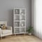 Homeroots 60" White Wood Eight Tier Cube Bookcase 526863 - alternate 5