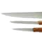 Gibson Home Seward 3 Piece Stainless Steel Cutlery Set with Wood Handles 107193.03 - alternate 3