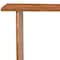 Homeroots 57" Chestnut Solid Wood Sled Console Table 521957 - alternate 6