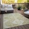 Homeroots 3' X 5' Wheat Gold And Ivory Medallion Washable Indoor Outdoor Area Rug 589056 - alternate 6