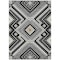 Homeroots 9' X 12' Black Gray And Ivory Tribal Washable Indoor Outdoor Area Rug 598098 - alternate 8
