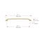 Richelieu 12 5/8-inch (320 mm) Center to Center Champagne Bronze Contemporary Cabinet Pull BP7350320CHBRZ - alternate 7