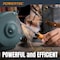 Powertec Aluminum Oxide Bench Grinding Wheel 6 in, 36 & 100 Grit, 3/4 in Thick 1/2 in Arbor, 2PK 15530 - alternate 5