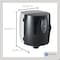 Brawny FortGuard 12-5/8"H x 10-1/4"W, Center Pull Wipe Dispenser, Translucent Smoke 54050 - alternate 11
