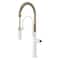 Brizo Jason Wu for Semi-Professional Kitchen Faucet, Less Handle Matte White/Polished Nickel 63375LF-MWPNLHP - alternate 5