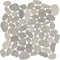 Daltile Pebble Oasis Natural Stone Flat Pebble Mosaic 12in x 12in in Tumbled Coal, 11PK PB19FLTPEBMSTM - alternate 7
