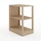 Martha Stewart Kayden Home Office Modular 2 Tier Bookshelf in Light Natural NAN-FY-23042-SF-LNT-MS - alternate 9