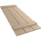 Ekena Millwork Rustic Three Board Joined Board-n-Batten Knotty Pine Faux Wood Shutters, 16 1/2W x 48H, PR SHUBJS16X48KPPR - alternate 16