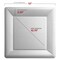 Smarty Had A Party 13" Silver Square Edge Beaded Disposable Paper Charger Plates (120 Plates), 120PK 2690-SS-CASE - alternate 9