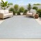 Jonathan Y Damon Classic Coastal Pinstripe Reversible Machine-Washable Navy/Cream 4 ft. x 6 ft. Area Rug SVH102A-4 - alternate 1